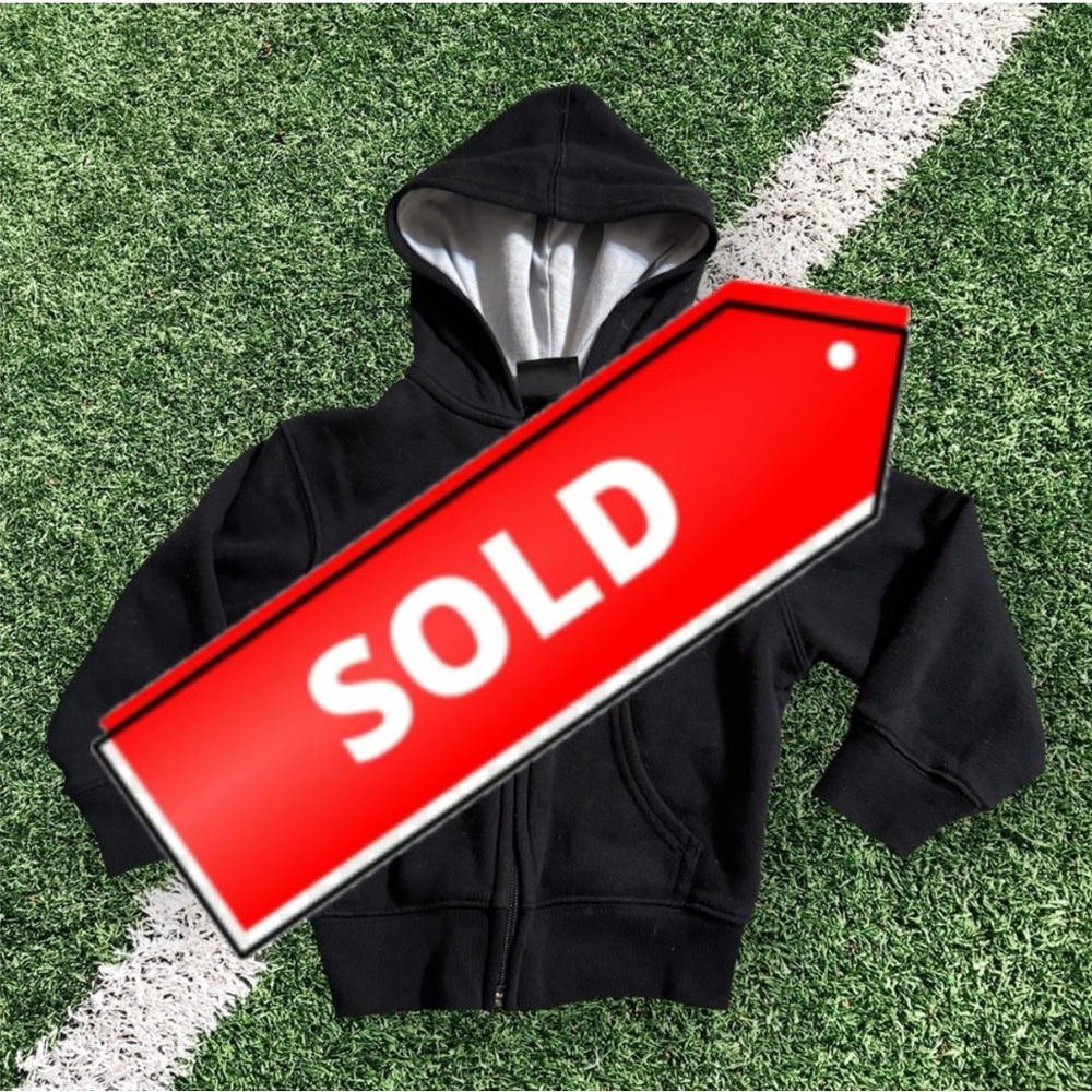 NFL Black Raiders Kids Hoodie - size 4T